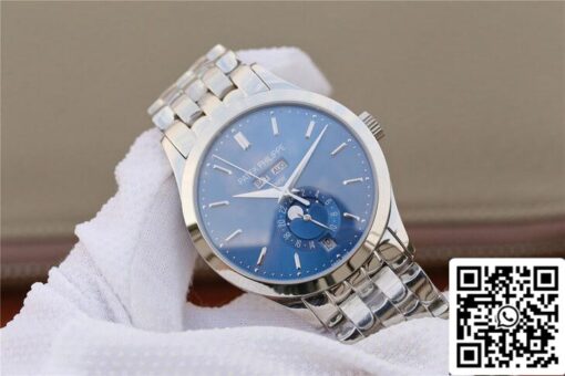 Patek Philippe Complications 5396/1G-001 1:1 Best Edition KM Factory White Gold Blue Dial - Image 14