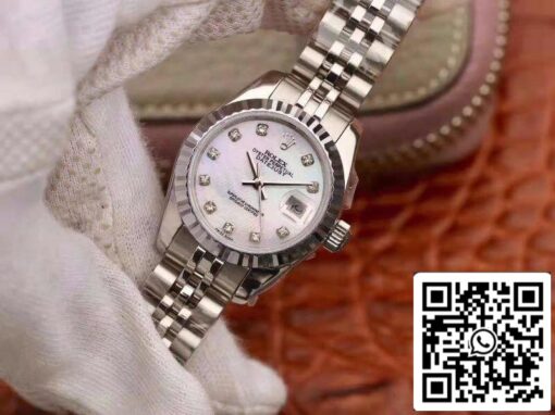 Rolex Lady Datejust 28MM 1:1 Best Edition Swiss NH05 Movement White Dial - Imagen 3