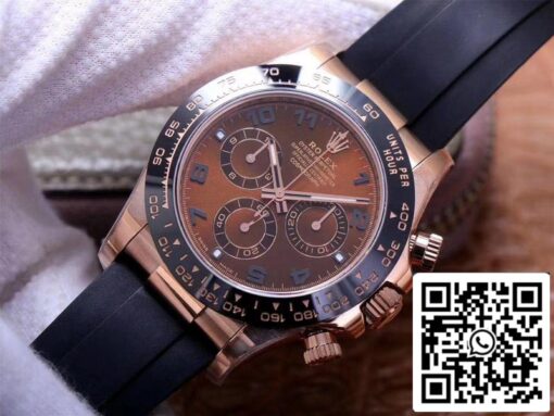 Rolex Daytona M116515LN-0015 1:1 Best Edition Noob Factory Brown Dial Swiss ETA4130 – Bild 15