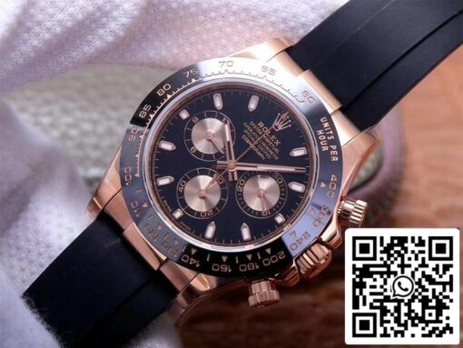 Rolex Daytona M116515LN-0017 1:1 Best Edition Noob Factory Black Dial Swiss ETA4130 – Bild 14