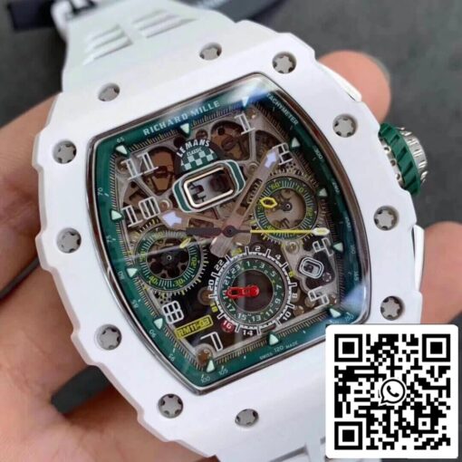 Richard Mille RM011-03 1:1 Best Edition KV Factory White Strap – Image 8