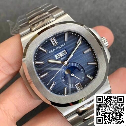 Patek Philippe Nautilus 5726/1A-014 1:1 Best Edition GR Factory Blue Dial — изображение 8