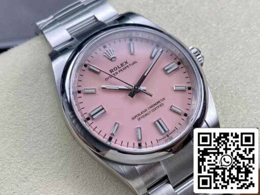 Replica Rolex Oyster Perpetual M126000-0008 36MM  Clean Factory Pink Dial - Imagen 2