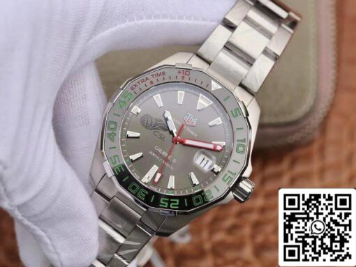 Tag Heuer Aquaracer Calibre 5 Chinese Super League 43mm 1:1 Best Edition Stainless Steel - Image 9