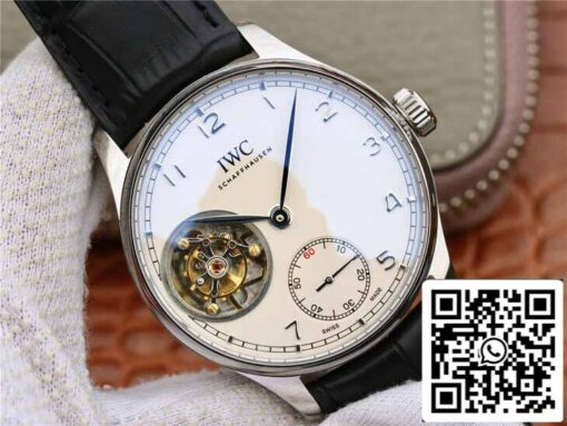 IWC Portuguese Tourbillon 1:1 Best Edition ZF Factory White Dial - Image 2