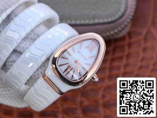 Bvlgari Srpenti Spiga 102886 1:1 Best Edition BV Factory Rose Gold No Diamond Swiss Quartz Movement - Image 8