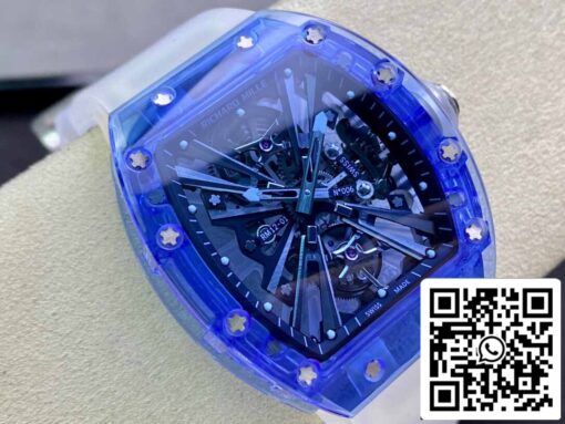 Richard Mille RM12-01 1:1 Best Edition RM Factory Tourbillon Sapphire Clear Version - Image 7