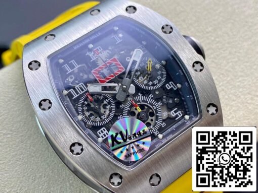 Richard Mille RM11 1:1 Best Edition KV Factory Titanium Yellow Strap - Image 2