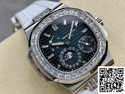 Patek Philippe Nautilus 5712GR 1:1 Best Edition GR Factory Rubber Strap — изображение 9