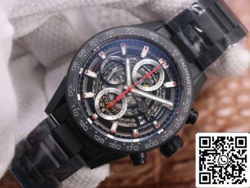 Tag Heuer Carrera CAR2090.BH0729 1:1 Best Edition XF Factory Black Ceramic Customized Movement - Image 7