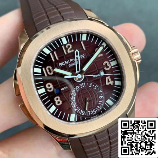 Patek Philippe Aquanaut 5164R-001 1:1 Best Edition GR Factory Brown Dial — изображение 6