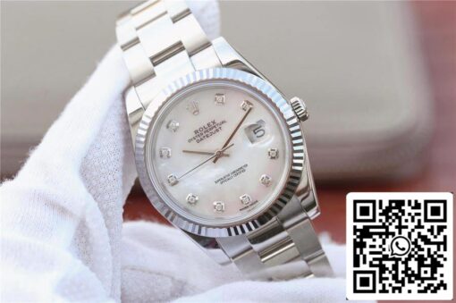 Rolex Datejust M126334-0019 1:1 Best Edition EW Factory White Mother-Of-Pearl Dial - Image 2