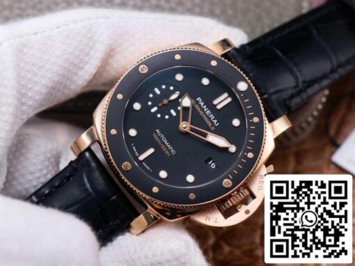 Panerai Submersible PAM00974 1:1 Best Edition VS Factory Rose Gold Swiss Movement - Image 8