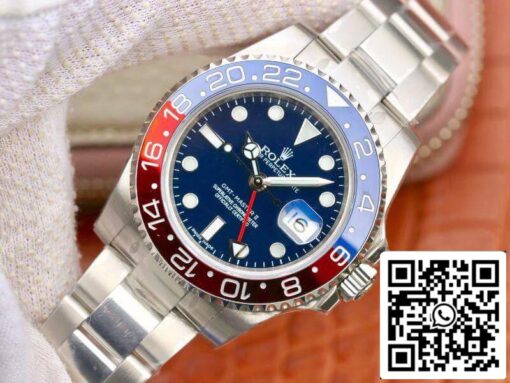 Rolex GMT Master II 126710BLRO EW Factory Mechanical Watches 1:1 Best Edition Swiss ETA 2836 - 이미지 8