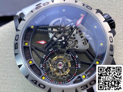 Roger Dubuis Excalibur RDDBEX0549 1:1 Best Edition BBR Factory Tourbillon White Strap - Image 9