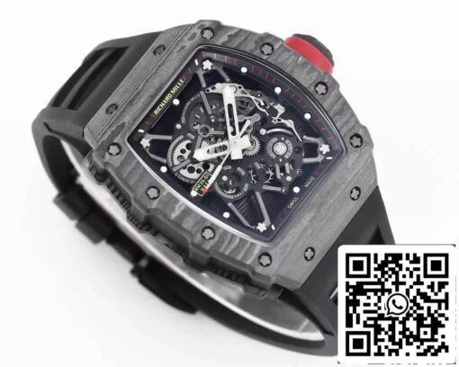 Richard Mille RM35-01 1:1 Best Edition BBR Factory Black Rubber Strap – Bild 9