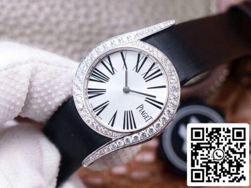 Piaget Limelight Gala G0A42150 1:1 Best Edition ZF Factory White Gold Diamond Swiss Quartz Movement - Image 9