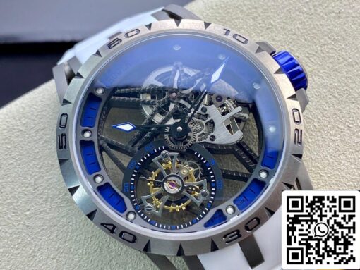 Roger Dubuis Excalibur RDDBEX0479 1:1 Best Edition BBR Factory Tourbillon Rubber Strap - Image 9