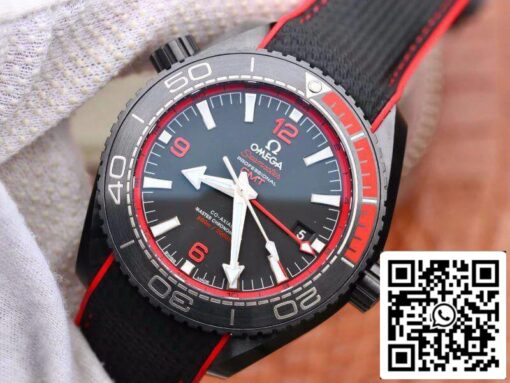 Omega Seamaster Planet Ocean 215.92.46.22.01.003 VS Factory 1:1 Best Edition Swiss ETA8906 Black Nylon Strap - Imagen 8