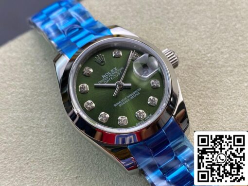 Rolex Datejust 28MM 1:1 Best Edition BP Factory Green Dial - Image 8