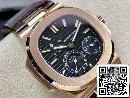 Patek Philippe Nautilus 5712 1:1 Best Edition GR Factory Leather Strap — изображение 2