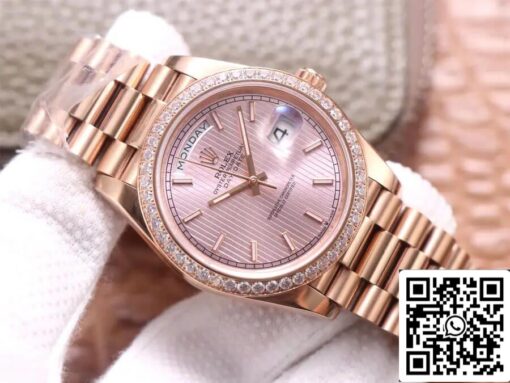 Rolex Day Date M228345RBR-0010 1:1 Best Edition EW Factory Rose Gold - 이미지 11