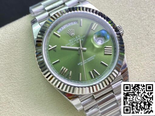 Rolex Day Date M228239-0033 1:1 Best Edition EW Factory Olive Green Dial - 이미지 9