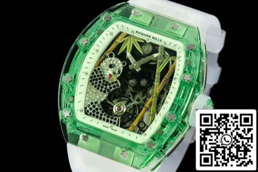 Richard Mille RM26-01 Tourbillon  Best 1:1 Edition RM Factory Green Transparent Case - Image 2