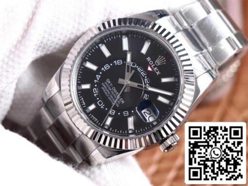 Rolex Sky Dweller M326934-0005 Best 1:1 Edition Noob Factory Black Dial - Image 2