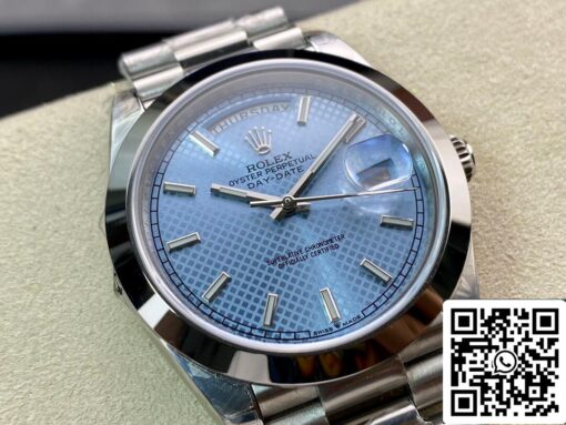 Rolex Day Date M228206-0004 1:1 Best Edition EW Factory Light Blue Dial - 이미지 9