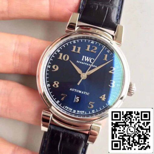 IWC Da Vinci IW356605 MKS Factory 1:1 Best Edition Swiss ETA2892 Blue Dial With Silver Markers - Image 8