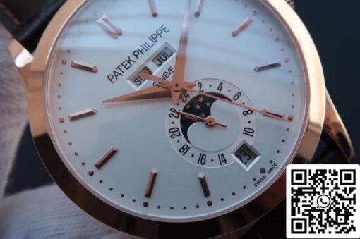 Patek Philippe Complications Annual Calendar 5396G KM Factory 1:1 Best Edition Swiss ETA324S Rose Gold - Image 8