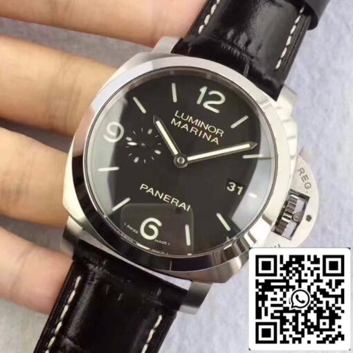 Panerai LUMINOR 1950 PAM 00312 1:1 Best Edition VS Factory Black Dial Swiss Cal.P.9010 - 이미지 8