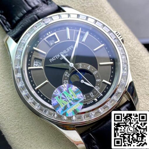 Patek Philippe Complications 5205G 1:1 Best Edition KM Factory Diamond Bezel – Bild 16