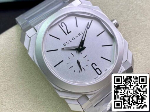 Bvlgari Octo Finissimo 103011 40MM 1:1 Best Edition BV Factory Silver Dial - Image 8