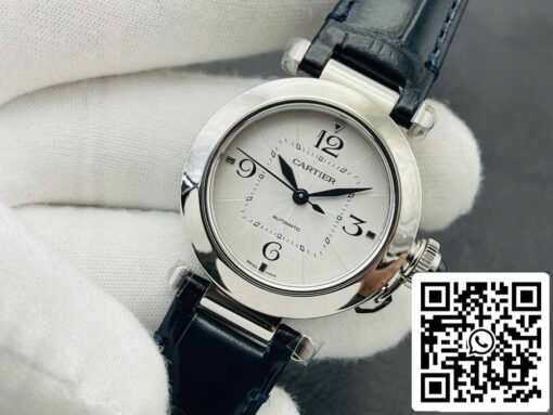 Cartier Pasha WSPA0012 35MM 1:1 Best Edition BV Factory White Dial - Image 8