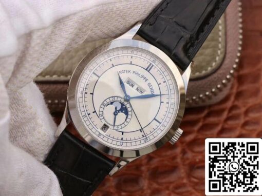 Patek Philippe Complications Annual Calendar 5396G-001 KM Factory 1:1 Best Edition Swiss ETA324S White Dial - Image 5