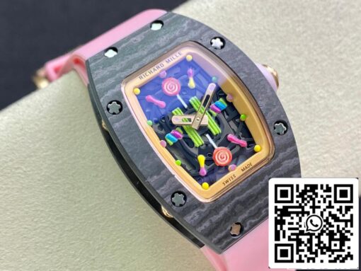 Richard Mille RM-07 Bon Bon 1:1 Best Edition RM Factory Pink Strap - Image 2