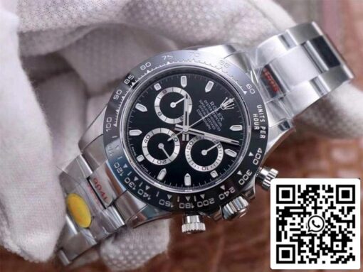 Rolex Cosmograph Daytona M116500LN-0002 1:1 Best Edition Noob Factory Black Dial Swiss ETA4130 – Bild 7