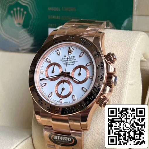 Replica Rolex Daytona M116505-0010  Best 1:1 Edition BT Factory Rose Gold - immagine 2