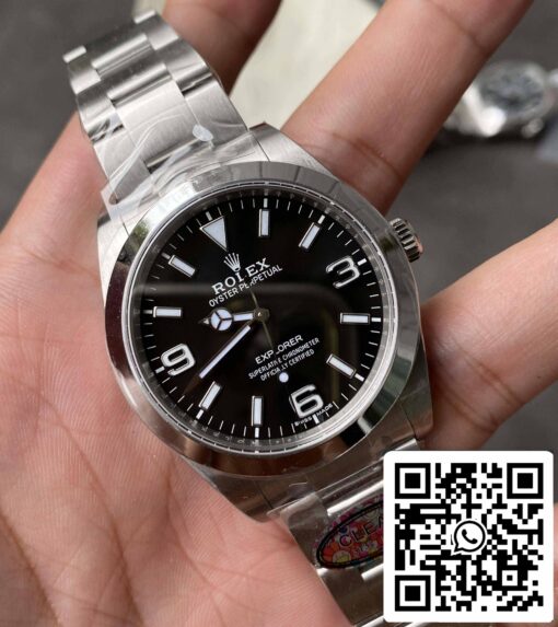 Rolex Explorer M214270-0003 39MM 1:1 Best Edition Clean Factory Black Dial - Image 10