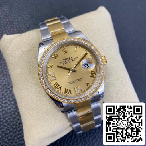 Rolex Datejust 126283 1:1 Best Edition EW Factory Yellow Gold - Image 9