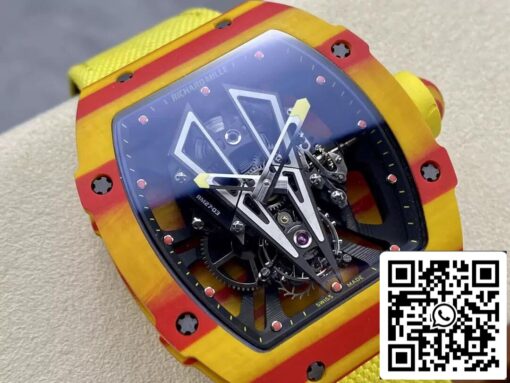 Richard Mille RM27-03 Tourbillon 1:1 Best Edition BBR Factory Yellow Strap - Image 8