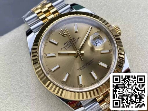 Rolex Datejust 41MM M126333-0010 1:1 Best Edition Clean Factory Champagne Dial - Image 9