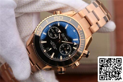 Omega Seamaster Ocean Universe Timing 232.63.46 1:1 Best Edition OM Factory Rose Gold - Imagen 8