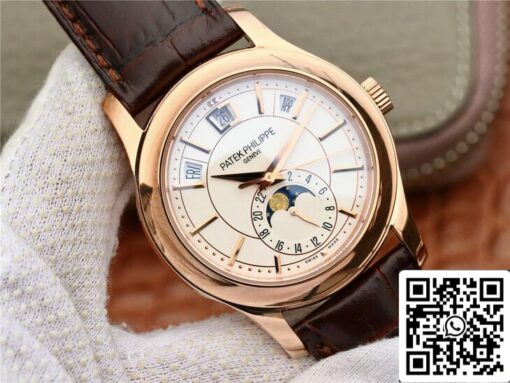 Patek Philippe Complications 5205R-001 1:1 Best Edition KM Factory Milky White Dial - Image 20