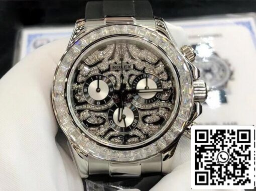 Rolex Cosmograph Daytona 116588 1:1 Best Edition Noob Factory Diamond Dial - Image 2