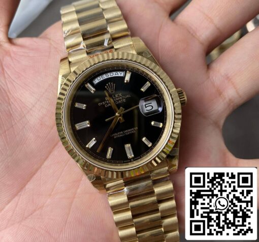 Rolex Day Date M228238-0004 1:1 Best Edition GM Factory V2 Black Dial - 이미지 10