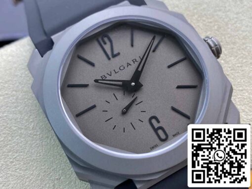 Bvlgari Octo Finissimo 1:1 Best Edition BV Factory V2 Rubber Strap - Image 9