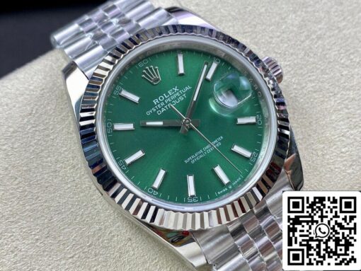 Rolex Datejust M126334-0028 41MM 1:1 Best Edition EW Factory Green Dial – Bild 9